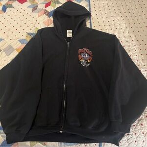 PBR Built Ford Tough World Finals Las Vegas 2014 Zip-Up Hoodie Size 2XL